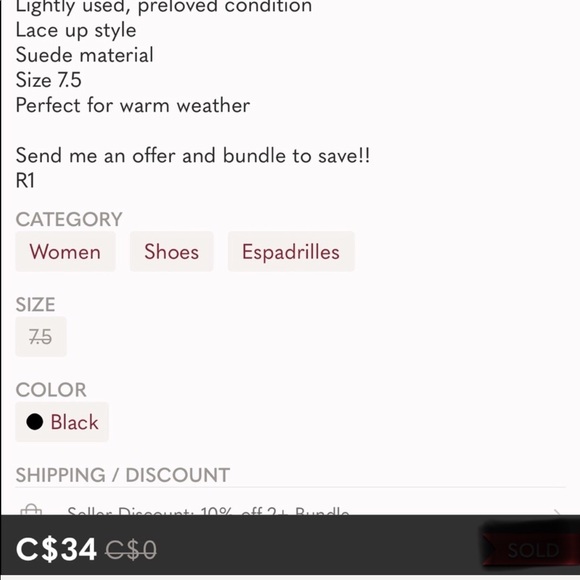 Vince Camuto Theera Perforated Espadrille Sneakers - Picture 7 of 10